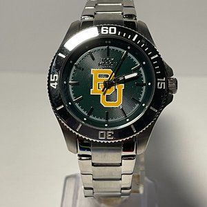 Baylor Bears OFFICIAL NCAA Stainless-Steel Watch by Jack Mason !!!NEW!!!